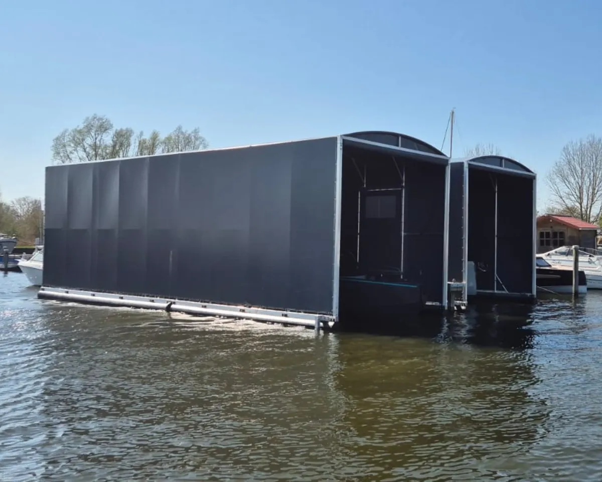 Bootoverkapping, project Biddinghuizen