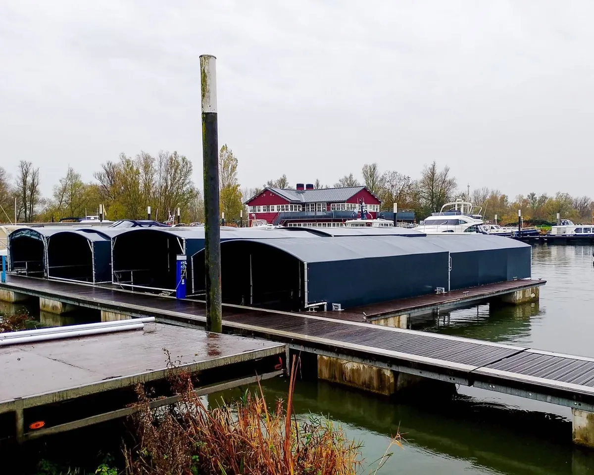Bootoverkapping, project Sleeuwijk