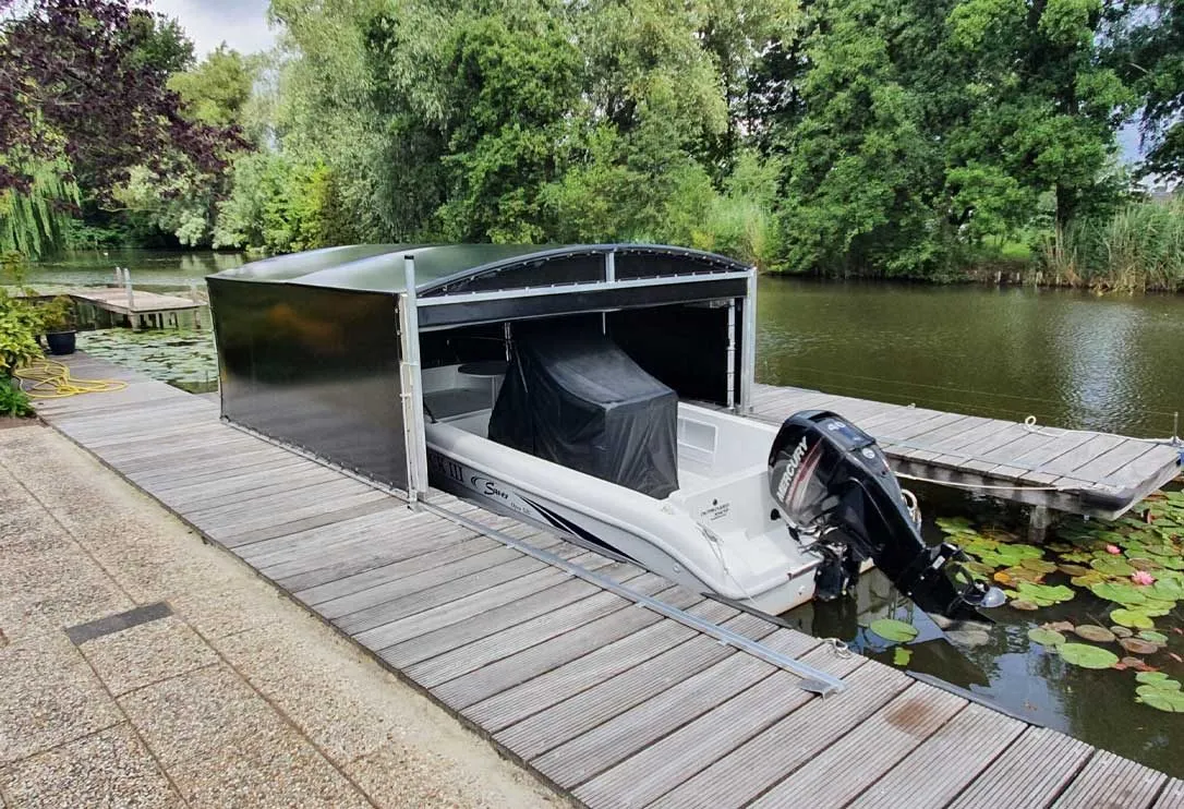 Bootoverkapping, project Maasdam